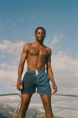 'Le Sirenuse' Guppy Trunks (Blue)