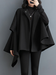 Women's Chic Comfort Winter Open Style Cape Coat