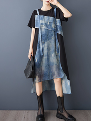 Women's Breezy & Stylish Summer Loose Printed Dress