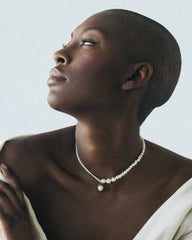 Petite Mix Pearl Collar