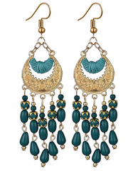 Women’s Soft Glow Pearl & Gold Hoop Earrings