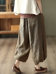 Women's Adjustable & Perfect Back Pocket Loose Bottom