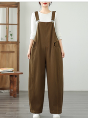 Chic Wide Leg Women's Overalls with adjustable Straps | Eva Trends