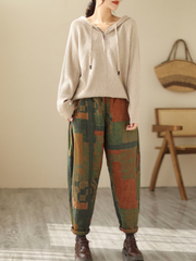Women's Casual Stylish Harem Printed Pants Bottom