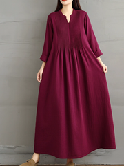 Elegant Women's Relaxed Fit Summer Smock Dress | Eva Trends