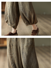 Women's Adjustable & Perfect Back Pocket Loose Bottom