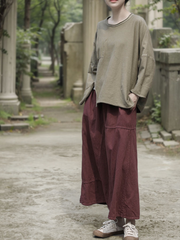 Women's Aesthetic Summer Comfortable Loose Bottom