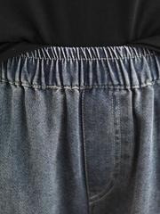 Women's Comfy& Everyday Denium Blue Pocket Style Bottom