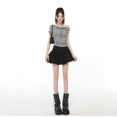 Ballet-style White Bud Skirt For Women Sweet And Chic High-waisted A-line Skirt For Summer French-style Fluffy Bubble Skirt