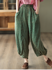 Women's Adjustable & Perfect Back Pocket Loose Bottom