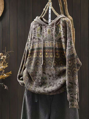 Women's Classic Comfy Winter Hooded Elegant Color Sweater