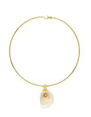 Shell Charm Collar