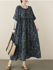 An Angel On Earth Women's Round Neck Smock Dress
