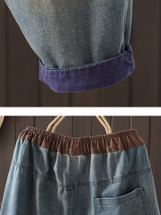 Women's Summer Stylish Everyday Wear Patch Work Bottom