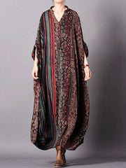 Elegant Women's Print Maxi Dress | Eva Trends