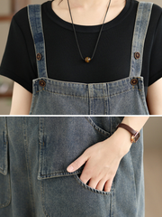 Weekend-Ready Denim Overalls for Everyday Ease — Relaxed, Flattering, Effortlessly Cool