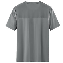 Men's Breathable Mesh-Texture Patchwork T-Shirt