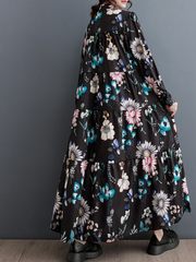 Stylish Printed Button Up Smock Dress for Women | Eva Trends