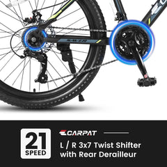 26" Adult Mountain Bike | 21-Speed, Dual Disc Brakes & Dual Shock Absorption