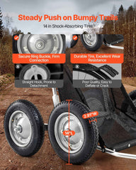 500 lb All-Terrain Folding Deer Cart Game Hauler