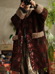 Endless Charm Women’s Relaxed Printed A-Line Coat