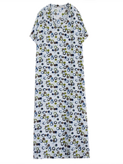 Women's Beach Big Dots V-neck Printed Kaftan dress