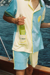 'Le Sirenuse' Limoncello Cabana (Color Block)