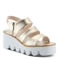 AZURA CORRIGATE SANDALS