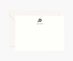 Food & Drink Personalized Stationery - Frying Pan