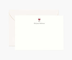 Food & Drink Personalized Stationery - Red Wine