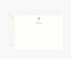 Food & Drink Personalized Stationery - Martini