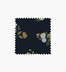Furniture Fabric Sample - Ditsy Dahlia Navy