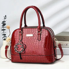 2025 New Style Customised PU Leather Women's Handbag Zipper Closure Casual Tote with Logo Ladies Hand Bags