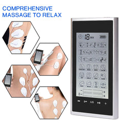 4 Output Channel 24 Modes EMS Eletric Professional Muscle Stimulation Physiotherapy Tens Electrodes Machines Body Massager Pads