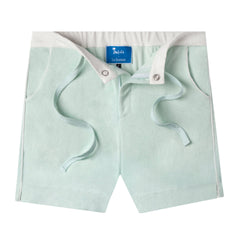 'Le Sirenuse' Cabana Shorts (Mint)