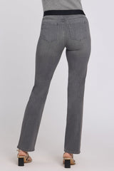 No Gapper™ Marilyn Straight Jeans - Dusty Ash