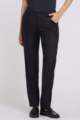 Marilyn Straight Pants - Black