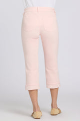 Marilyn Straight Crop Jeans - Pink Dogwood