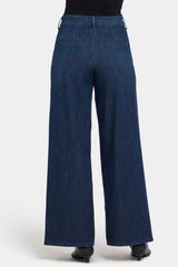Mona Wide Leg Trouser Jeans - Louvre Sapphire