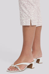 Marilyn Straight Crop Jeans - Snow Leopard