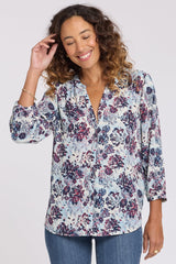 Pintuck Blouse - Ballad Abloom