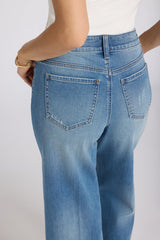 Teresa Wide Leg Ankle Jeans - Port Sea