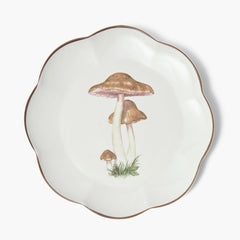 Scalloped Mushroom Dinner Plate