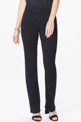 Marilyn Straight Pants In Petite - Black