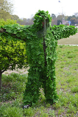 Green Leaf Camo Hunting Suit – Jacket & Pants Set, Breathable, Unisex, Fits 160–180cm