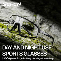 SCVCN Photochromic Sunglasses for Men Glasses Cycling Eyewear UV400 Sports MTB Outdoor Goggles Bicycle Women Sunglasses 2026