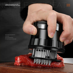 56-Blade Needle Meat Tenderizer – Stainless Steel Kitchen Tool for Steak, Chicken & BBQ