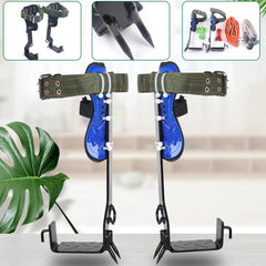 Tree Climbing Gear, Steel Pole Climbing Spikes, Safety Belt & Rope, Climbing Tree Shoes, 100kg Load Capacity, Durable Tool