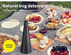 Fly Fans for Tables Fly Repellent Camping BBQ Food Mosquito Fruit Fly Portable Repeller Fans Safe Insect Killer