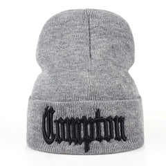 Fashion West beach gangsta nwa compton winter warm fashion Beanies Knitted bonnet Skullies Caps Hip hop gorros knit Hat